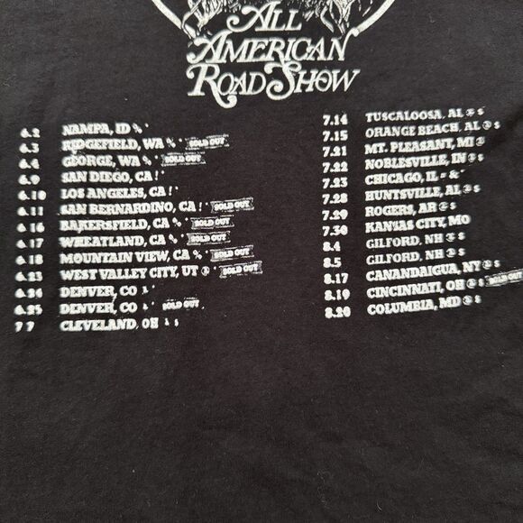 Chris Stapleton Smooth as Tennessee Whiskey Double Sided Concert Shirt Size Med - Picture 3 of 6